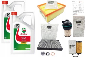 5IN30 CASTROL RN720 OIL FILTER SET ORIGINAL ESPACE V TALISMAN 1 6 DCI