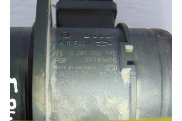 55183650  CAUDALIMETRO FIAT GRANDE PUNTO (199) 1.3 Multijet Sport (01.2007) 2007 55183650 192776 FIAT - 1