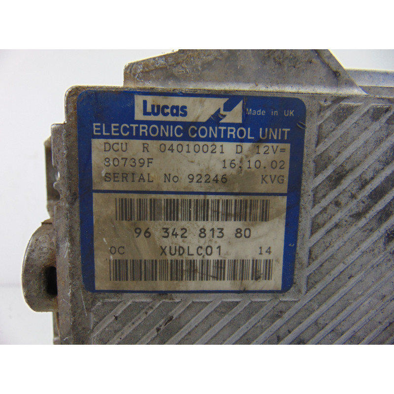 9634281380 CENTRALITA MOTOR UCE PEUGEOT 806