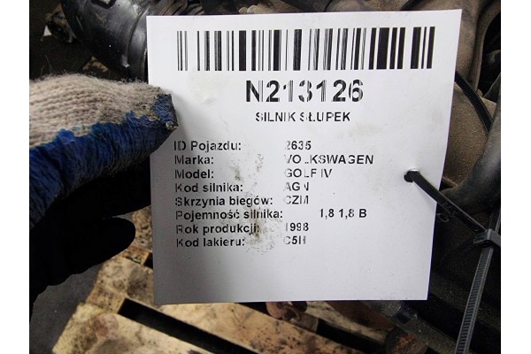 ENGINE POST AGN 1 8 125 KM VOLKSWAGEN GOLF IV Part manufacturer Volkswagen OE