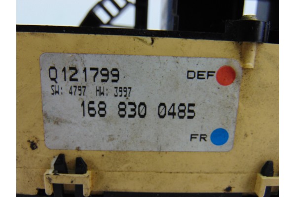 1688300485 MANDO CALEFACCION / AIRE ACONDICIONADO MERCEDES-BENZ CLASE A (BM 168) 160 (168.033) 2000 1688300485 193250 MERCEDES-B