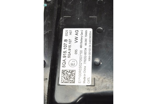 VOLKSWAGEN TIGUAN III 1 5 e TSI BATTERY 5QA915107B Catalog number of the part 5QA915107B