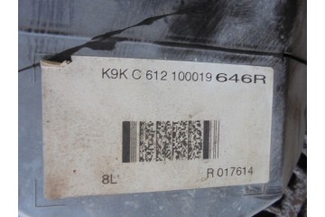 DACIA SANDERO STEPWAY II DIESEL ENGINE 1 5DCI K9KC612 Catalog number of the part K9KC612