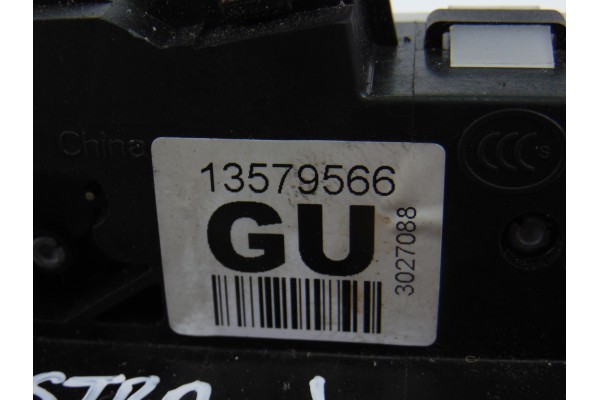 13579566  CERRADURA PUERTA TRASERA DERECHA OPEL ASTRA J SPORTS TOURER Excellence 2015 13579566 194026 OPEL - 3
