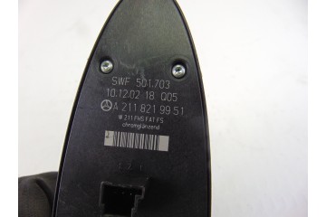 A2118219951 MANDO ELEVALUNAS DELANTERO IZQUIERDO MERCEDES-BENZ CLASE E (BM 211) BERLINA