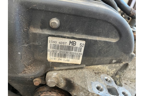 COMPLETE ENGINE 1 6 16V FORD FOCUS MK1 LIFT 1S4G 6007 MB ELH00 52 Part manufacturer Ford OE
