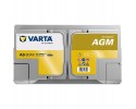 VARTA 80Ah 800A Silver Dynamic A6 AGM P 12V Battery 315x175x190mm 2026r Model A6