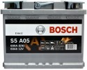 CAR BATTERY BOSCH S5 AGM 60AH 680A S5A05 START STOP