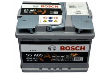 CAR BATTERY BOSCH S5 AGM 60AH 680A S5A05 START STOP EAN GTIN 4047025244336