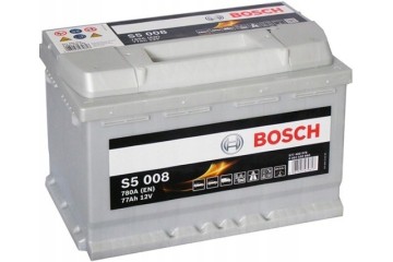 CAR BATTERY BOSCH SILVER S5 S5008 12V P 77AH 780A 77 AH