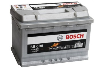 CAR BATTERY BOSCH SILVER S5 S5008 12V P 77AH 780A 77 AH Catalog number of the part 0 092 S50 080