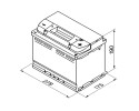 CAR BATTERY BOSCH SILVER S5 S5008 12V P 77AH 780A 77 AH Polarity right