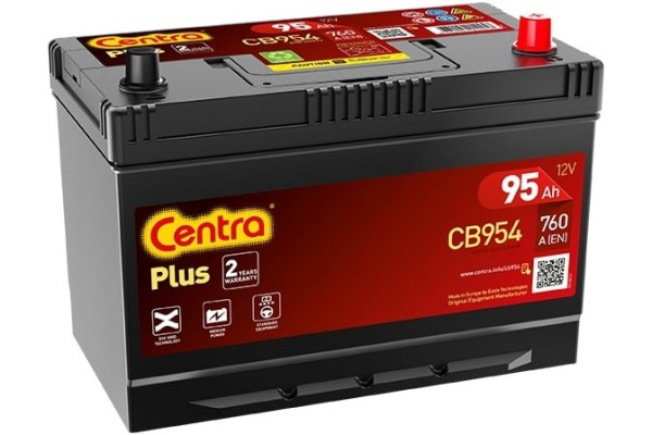 Battery Centra 95AH 720A NO OLD SENTENCE