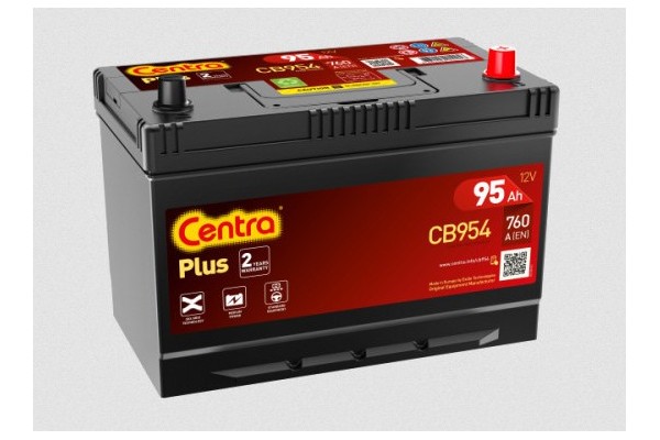 Battery Centra 95AH 720A NO OLD SENTENCE Model CB954