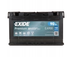 CAR BATTERY EXIDE PREMIUM 90Ah 720A P EA900