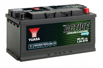 YUASA 100Ah 850A L36 EFB 12V Rechargeable Battery for Deep Discharge Motorhome