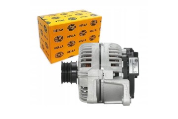 Alternator HELLA 8EL 012 430 421 with multi ribbed pulley FIAT OPEL