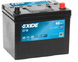 Battery Exide EFB 60Ah 520A EL604 START STOP P NO OLD SENTENCE