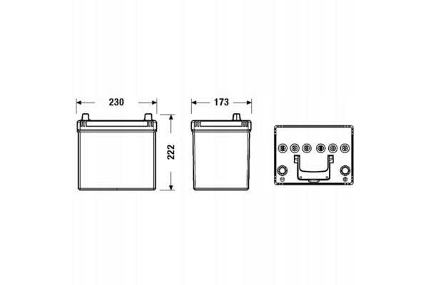 Battery Exide EFB 60Ah 520A EL604 START STOP P NO OLD SENTENCE Capacity 60 Ah