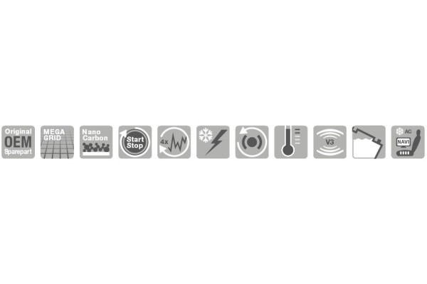 Battery 68AH 660A P MOLL EFB 82064 start stop NO PASSING OLD Catalog number of the part 82068