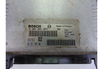 9635156580 CENTRALITA MOTOR UCE PEUGEOT 406 BERLINA (S1/S2) SRDT 9635156580 194578 PEUGEOT - 3