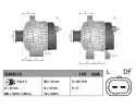 Alternator Citroen C2 C3 C4 C Elysee Peugeot 1007 301 307 Denso DAN 515 Catalog number of the part DAN515