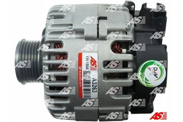 A3263 AS PL ALTERNATOR Catalog number of the original FIAT 71732307 FIAT 71733552 FIAT 9644103580 FIAT 9646065480 FIAT 964606548
