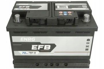 Battery START STOP 12V 70Ah 760A NEW MODEL FRESH PRODUCTION Catalog number of the part ENRG570500065