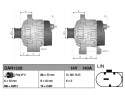 Alternator Denso DAN1328 Product weight with unit packaging 11 kg
