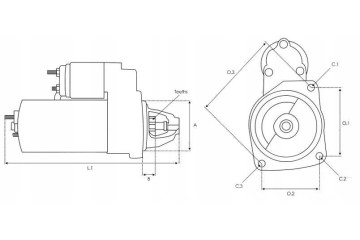KOMATSU MCCORMICK REDROCK 12V DIET STARTER Catalog number of the original CASE IH 2852178 CASE IH 2859528 CASE IH 4717534 FIAT 4