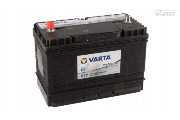BATTERY 12V 105AH 800A L 330X172X240 PROMOTIVE BLACK VARTA Height 240 mm