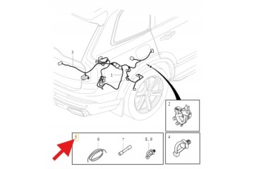 BRAKE HARNESS REPAIR KIT ELEKTR VOLVO S90 V90 XC90 XC60 OE 32265587