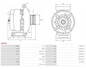 ALTERNATOR A6564S AS PL Car type passenger cars