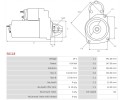 New Starter IVECO 79 14 5 9 IVECO 75 E 14 4 0 IVECO 79 13 5 5 URSUS 912 Catalog number of the original FIAT 4169095