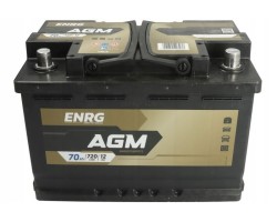RECHARGEABLE BATTERY ENRG START STOP AGM 70Ah 720AN MODEL FRESH PRODUCTION