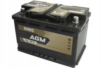RECHARGEABLE BATTERY ENRG START STOP AGM 70Ah 720AN MODEL FRESH PRODUCTION Capacity 70 Ah