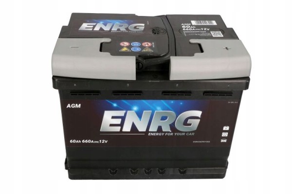 BATTERY 12V ENRG START STOP AGM 60Ah 660A P Catalog number of the part ENRG560901066