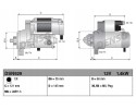 Starter DENSO DSN929 Car type cargo vans passenger cars