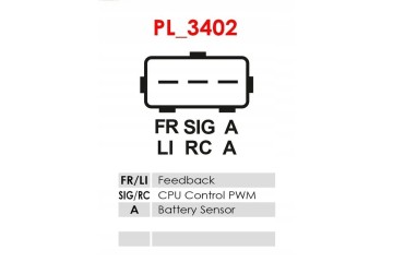 ALTERNATOR 150A A6018PR AS PL FORD C MAX FIESTA Alternator charging current 150 A