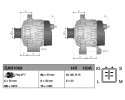 Alternator DENSO DAN1069 Car type buses cargo vans passenger cars