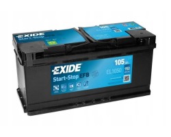 Battery Exide EL1050 105AH 950A NO OLD SENTENCE