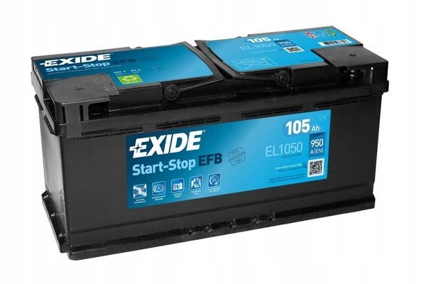Battery Exide EL1050 105AH 950A NO OLD SENTENCE