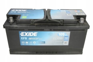 Battery Exide EL1050 105AH 950A NO OLD SENTENCE Part manufacturer Exide