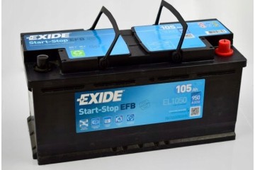 Battery Exide EL1050 105AH 950A NO OLD SENTENCE Model EL1050