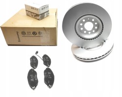 New original brake disc and pad set for VW Skoda Seat