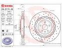 Brembo 09 D174 53 Brake disc Catalog number of the part 09 D174 53