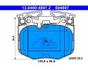 ATE 13 0460 4897 2 brake pads Part manufacturer ATE