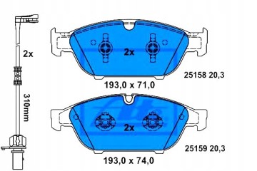 ATE BRAKE PADS AUDI A6 A7 A8 2 0 6 3 Q