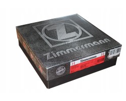 Zimmermann 150 2947 52 Brake disc front LEFT BMW X5 X6 1 PIECE