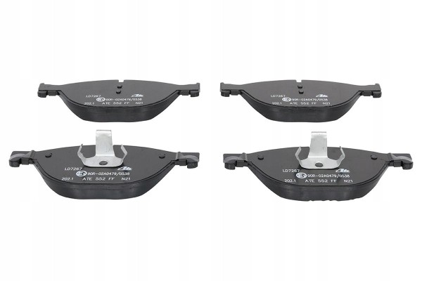Brake pads ATE 13 0470 7267 2 Installation side front rear